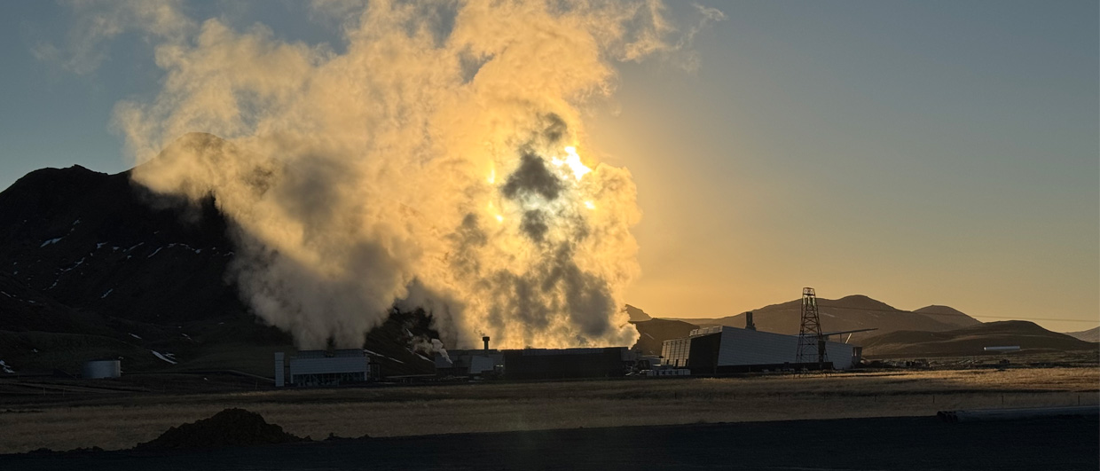 Where the earth yawns