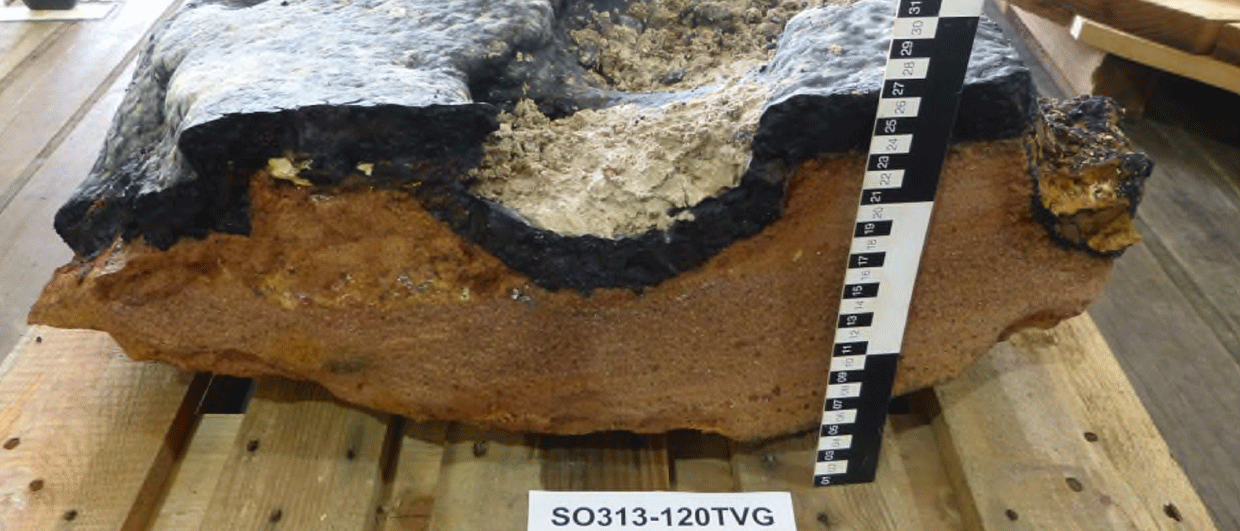 Seamount summit crusts